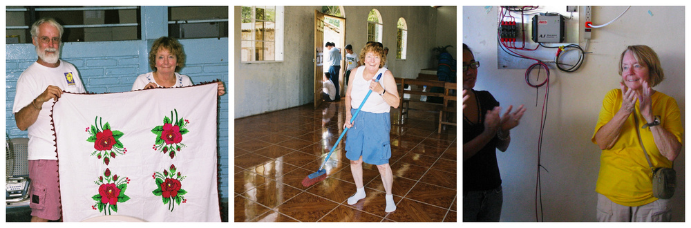 Ann in Honduras collage