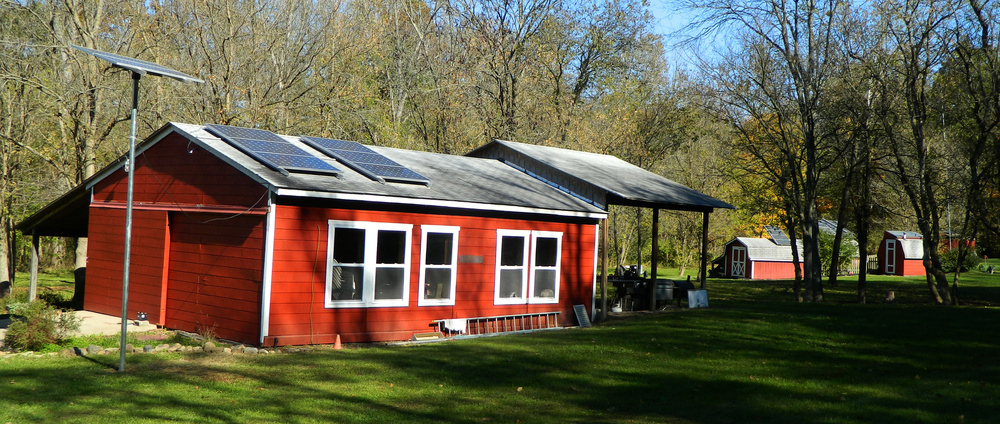 Camp Amakanata powered by multiple solar power systems throughout