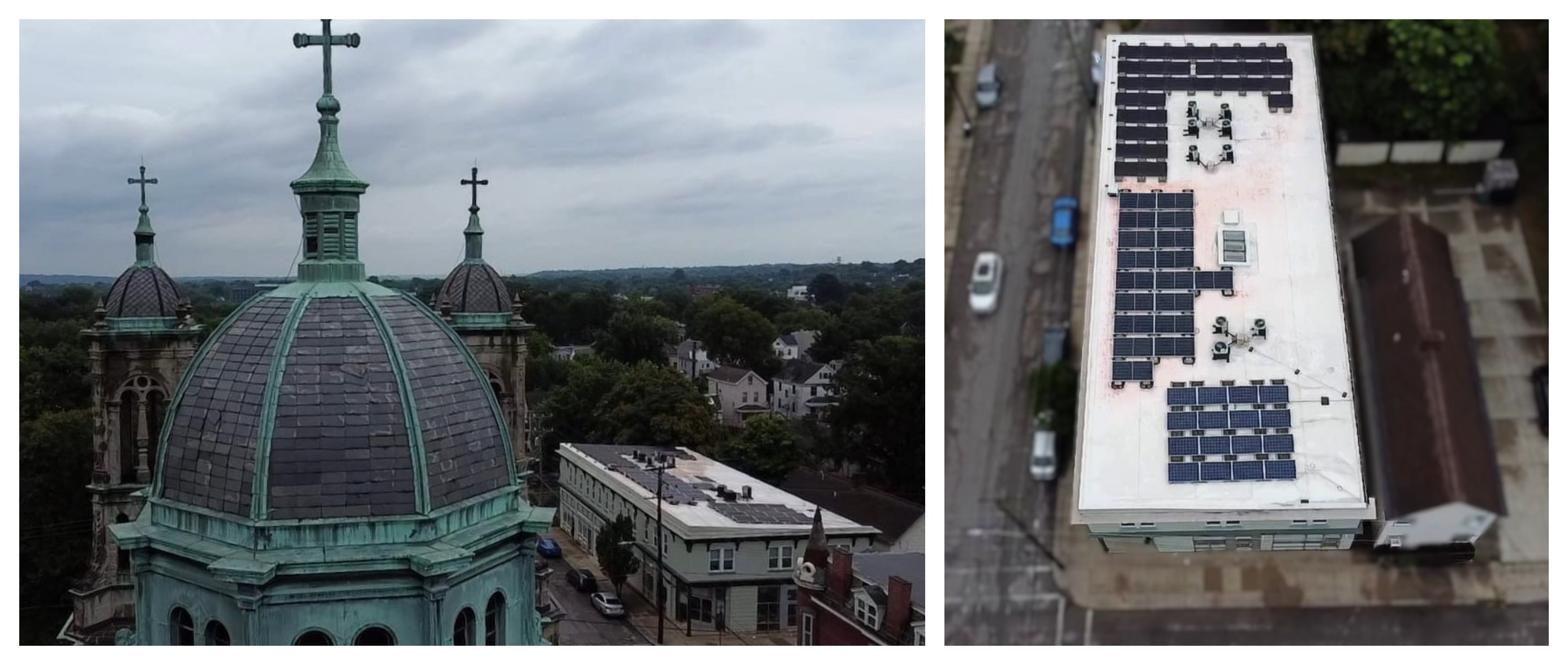 Lydia's House 2 collage church and rooftop